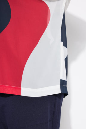 Ulla Popken Wave Print Tunic