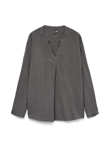 Vero Moda Curve Josie Blouse in Grey