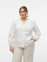 Vero Moda Curve Jamilla Top in White