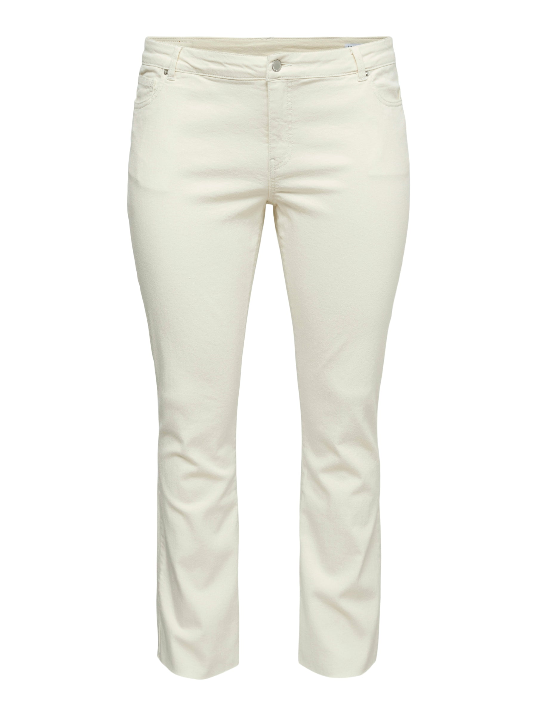 Vero Moda Curve Sheila Kick Flare Jean in White