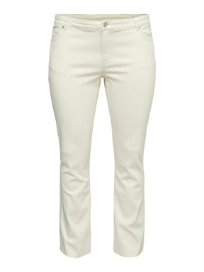 Vero Moda Curve Sheila Kick Flare Jean in White
