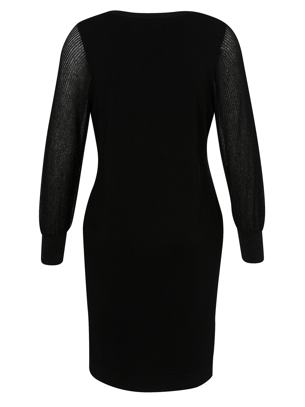 Via Appia Due Black Knit Dress