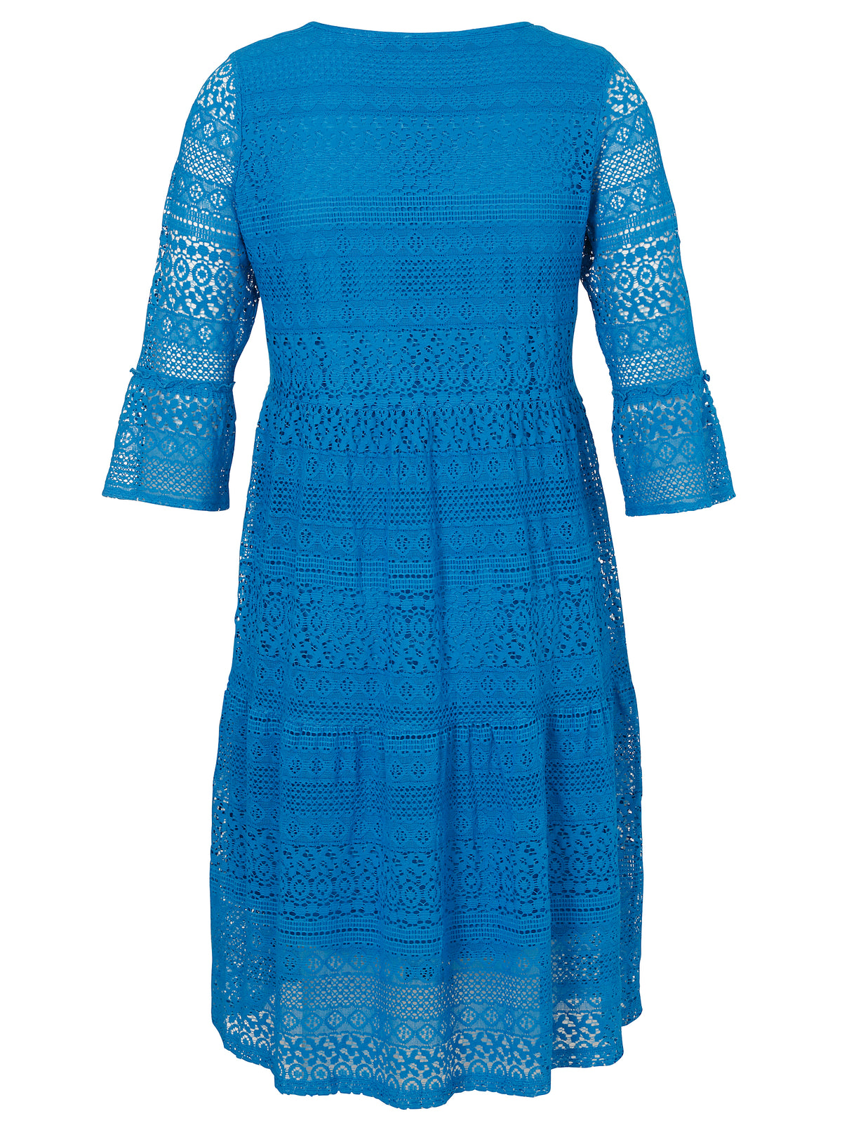 Via Appia Due Lace Blue Dress