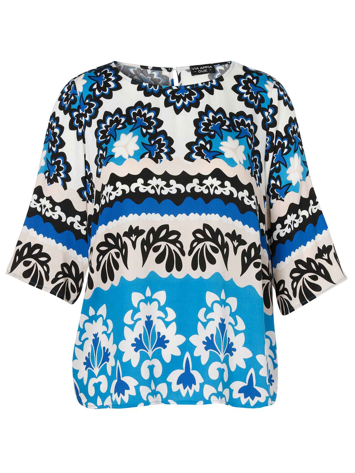 Via Appia Due Blouse in Blue