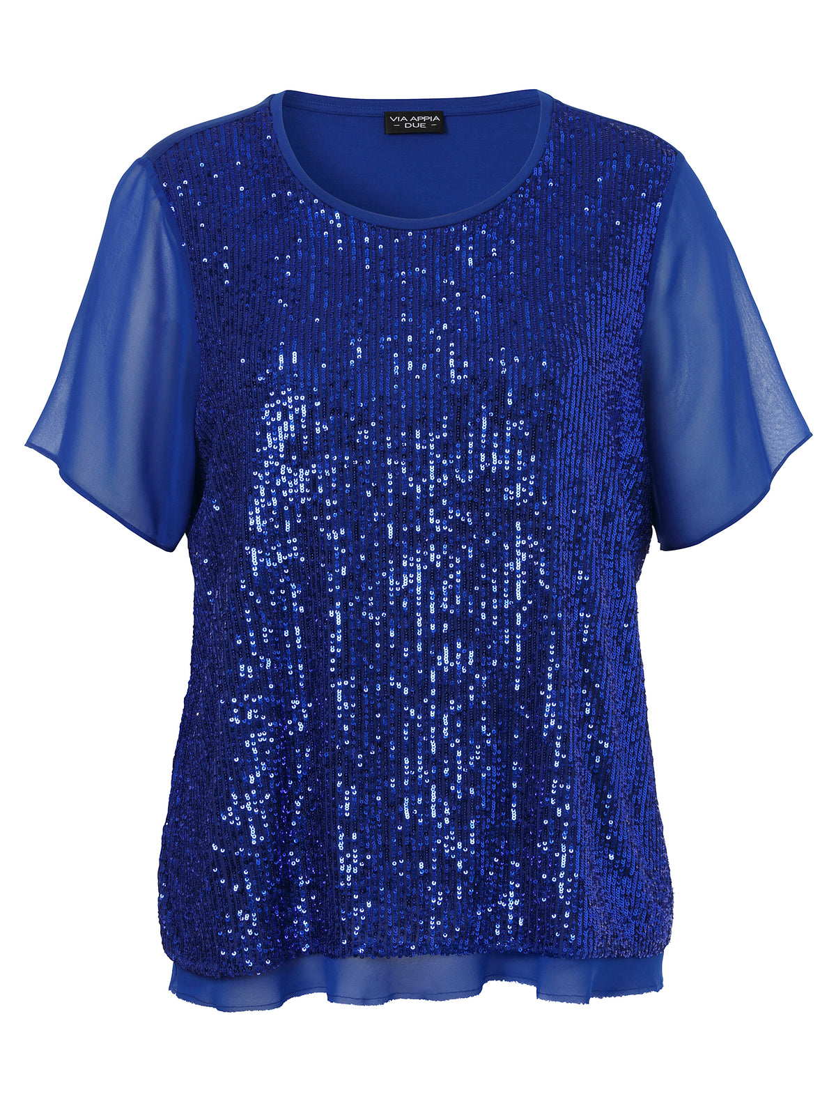 Via Appia Electric Sequined Blouse