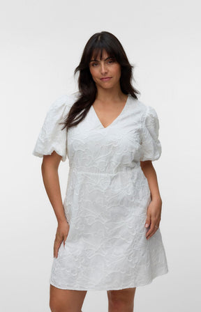 Vero Moda Curve Ann Dress in White