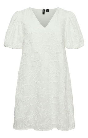 Vero Moda Curve Ann Dress in White 