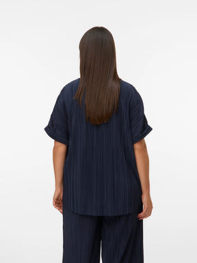 Vero Moda Curve Aurora T-Shirt in Navy