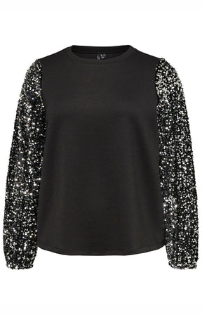 Vero Moda Curve Bella Sweater in Black 