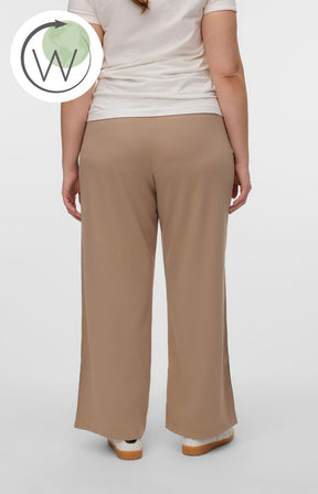 Vero Moda Curve Berlin Trousers in Beige