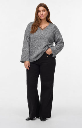 Vero Moda Curve Berry Jumper in Grey 