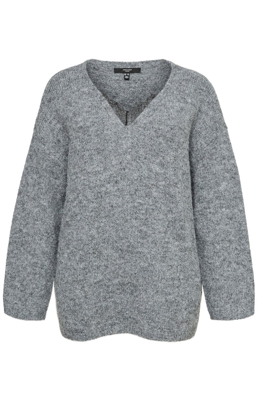 Vero Moda Curve Berry Jumper in Grey 