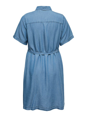 Vero Moda Curve Bree Dress in Denim