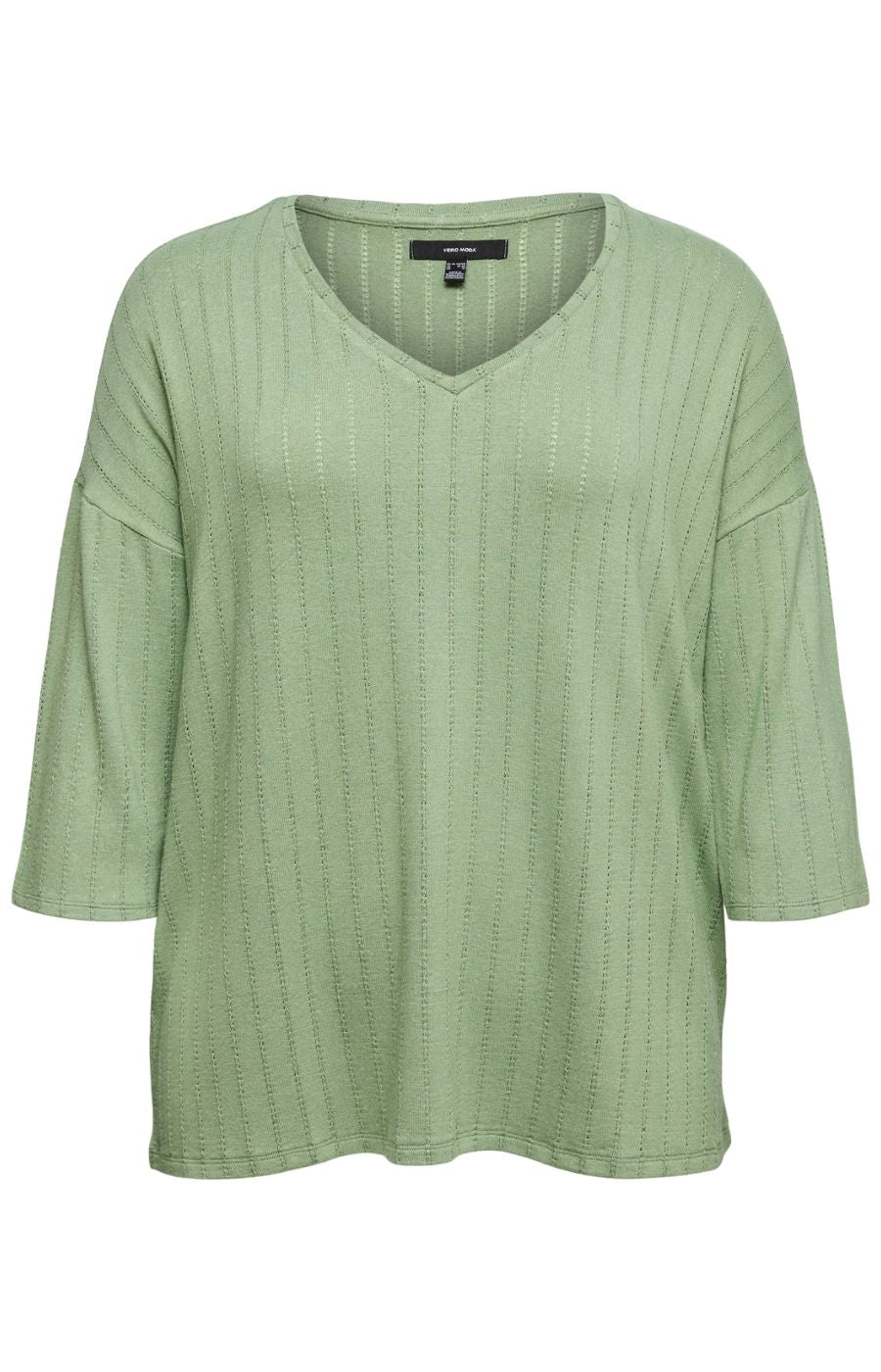Vero Moda Curve Brianna Top in Green
