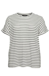 Vero Moda Curve Brianna Top in White