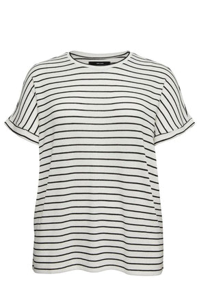 Vero Moda Curve Brianna Top in White