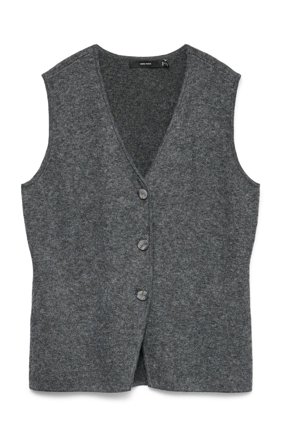 Vero Moda Curve Brisa Vest in Grey
