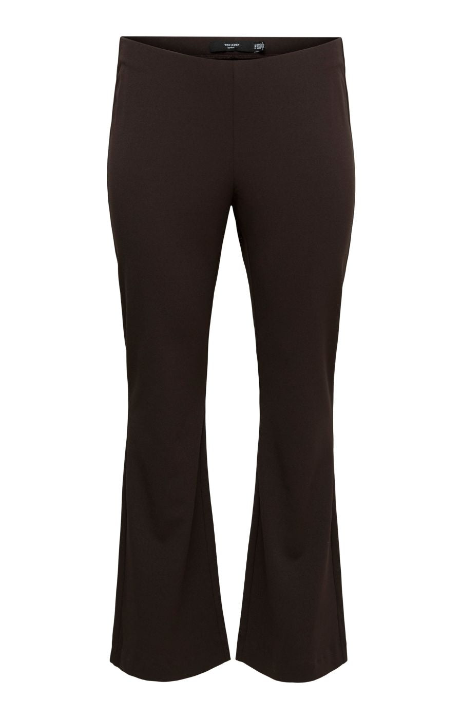 Vero Moda Curve Brooklyn Flared Trousers in Chocolate  