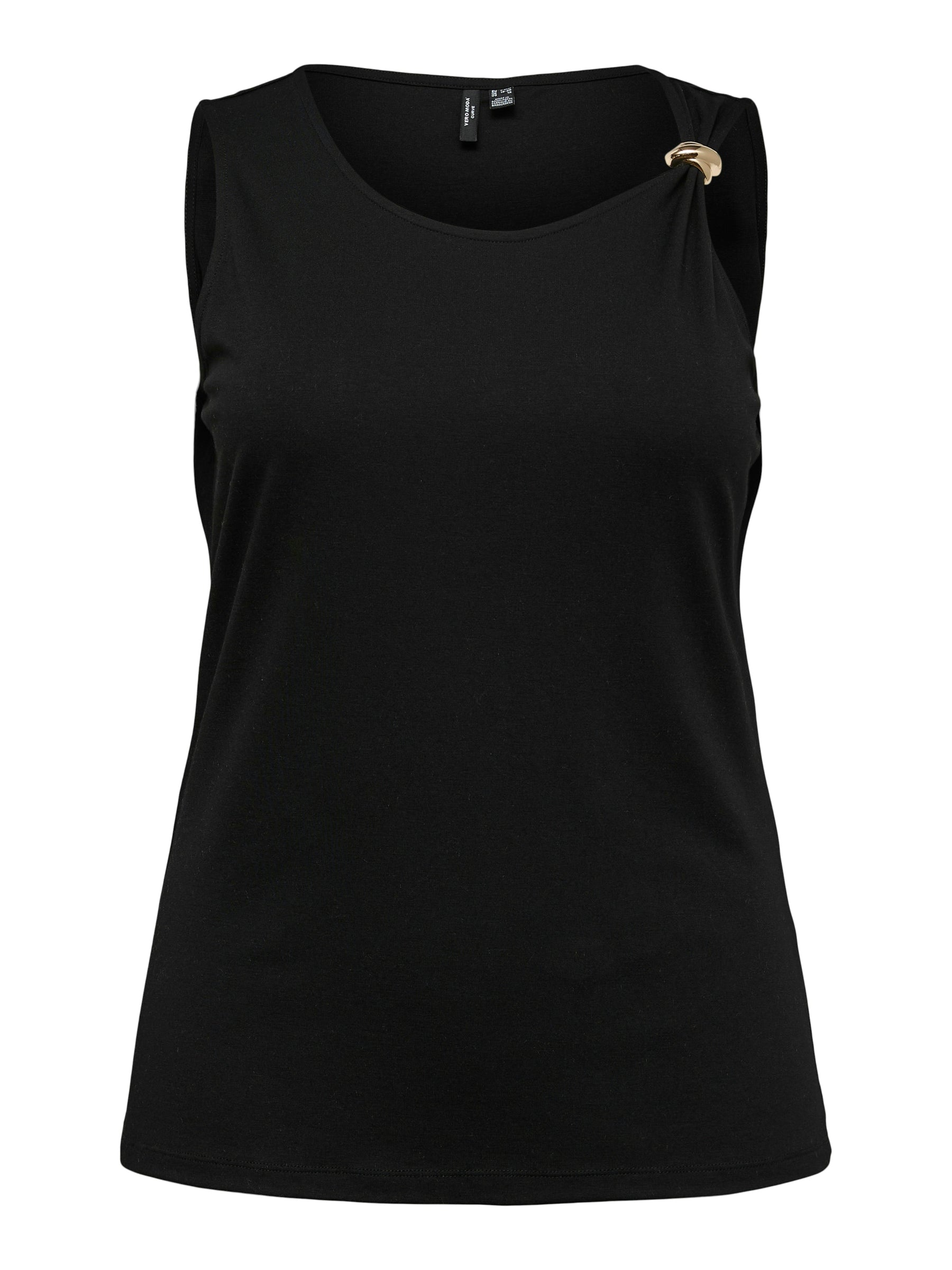 Vero Moda Curve Carly Top in Black 