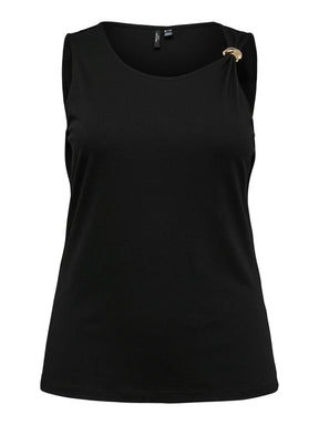 Vero Moda Curve Carly Top in Black 