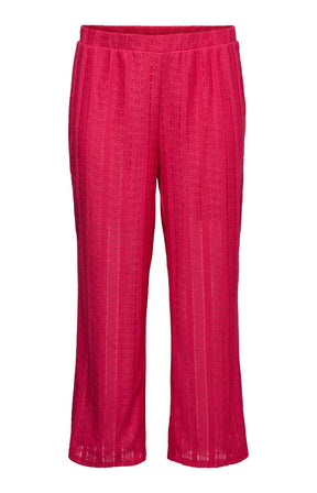 Vero Moda Curve Cassandra Trousers in Pink 