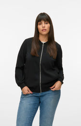 Vero Moda Curve Coco Bomber Jacket in Black 