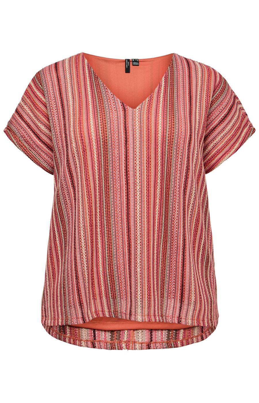 Vero Moda Curve Demi Top in Coral 
