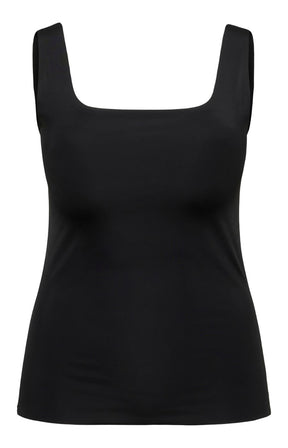 Vero Moda Curve Ditte Top in Black 