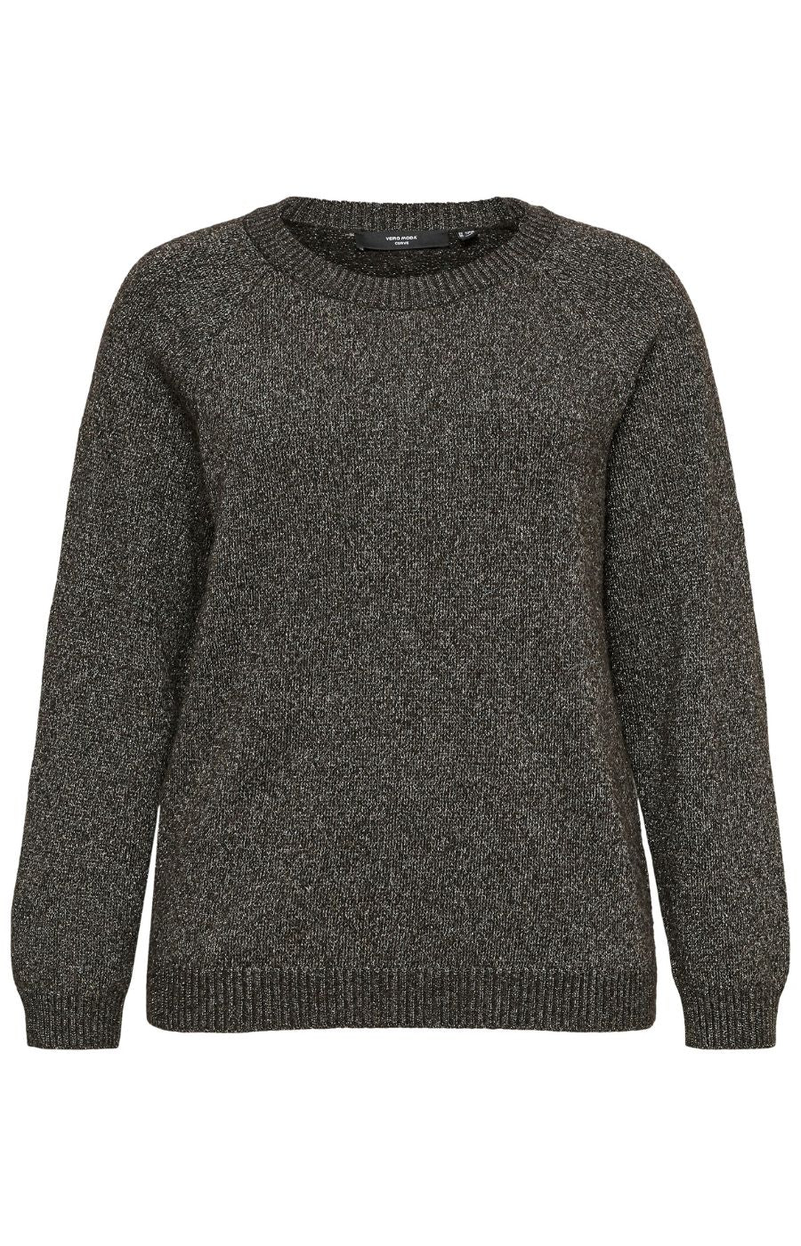 Vero Moda Curve Doffy Jumper in Chocolate 