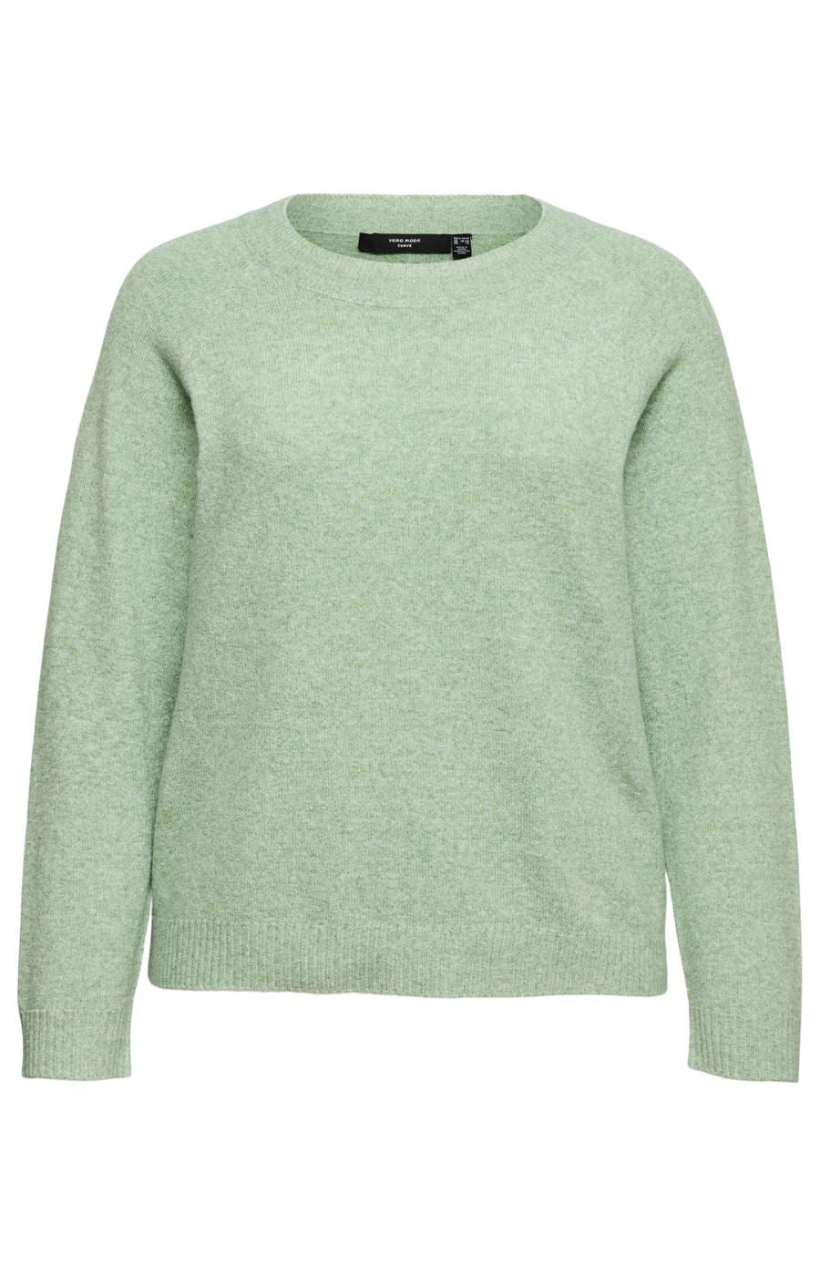 Vero Moda Curve Doffy Knit Jumper in Green