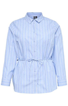 Vero Moda Curve Elina Shirt in Blue 