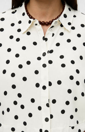 Vero Moda Curve Elisa Shirt in White 
