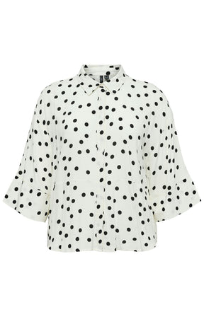 Vero Moda Curve Elisa Shirt in White 