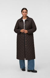 Vero Moda Curve Emily Coat in Brown 