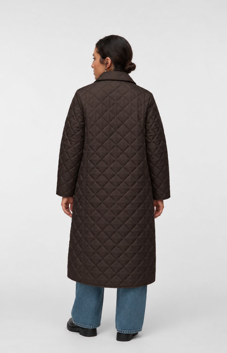Vero Moda Curve Emily Coat in Brown 