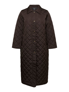 Vero Moda Curve Emily Coat in Brown 