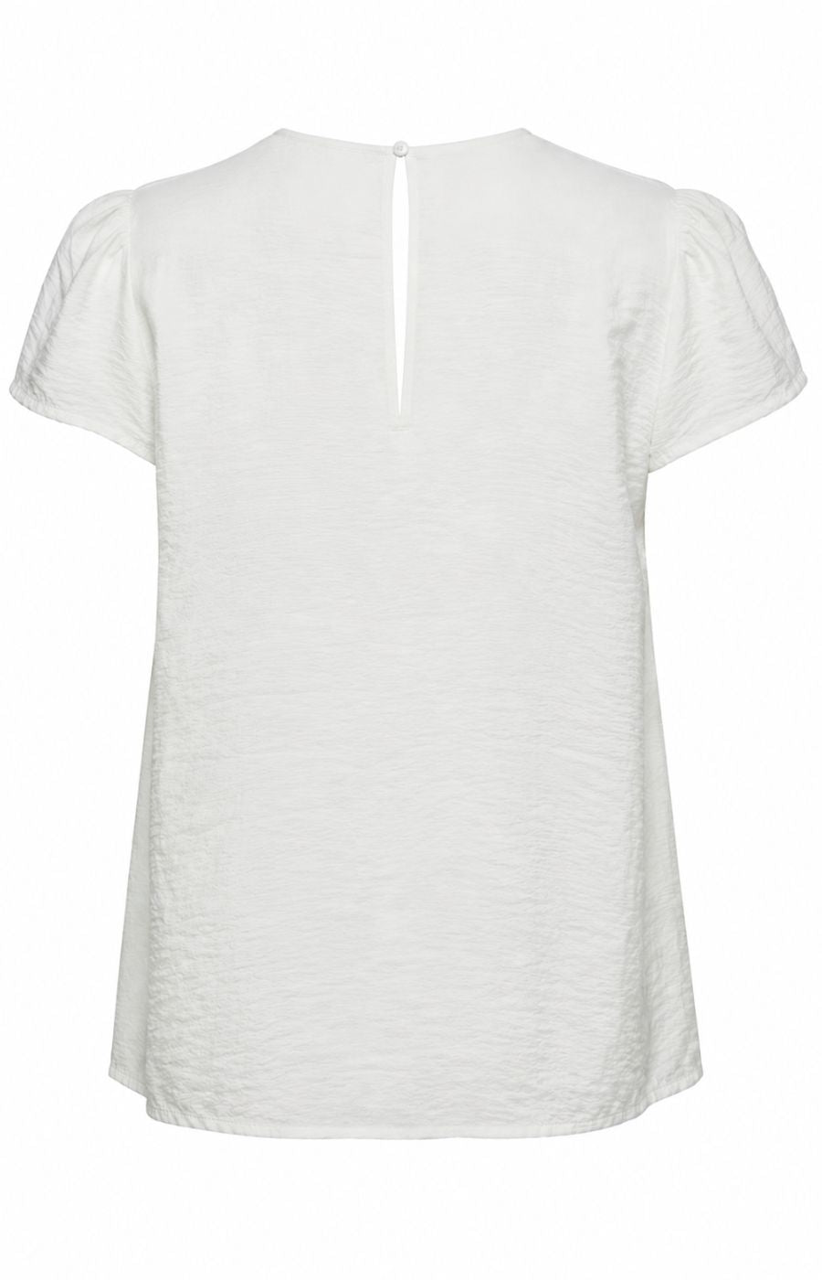 Vero Moda Curve Flores Top in White