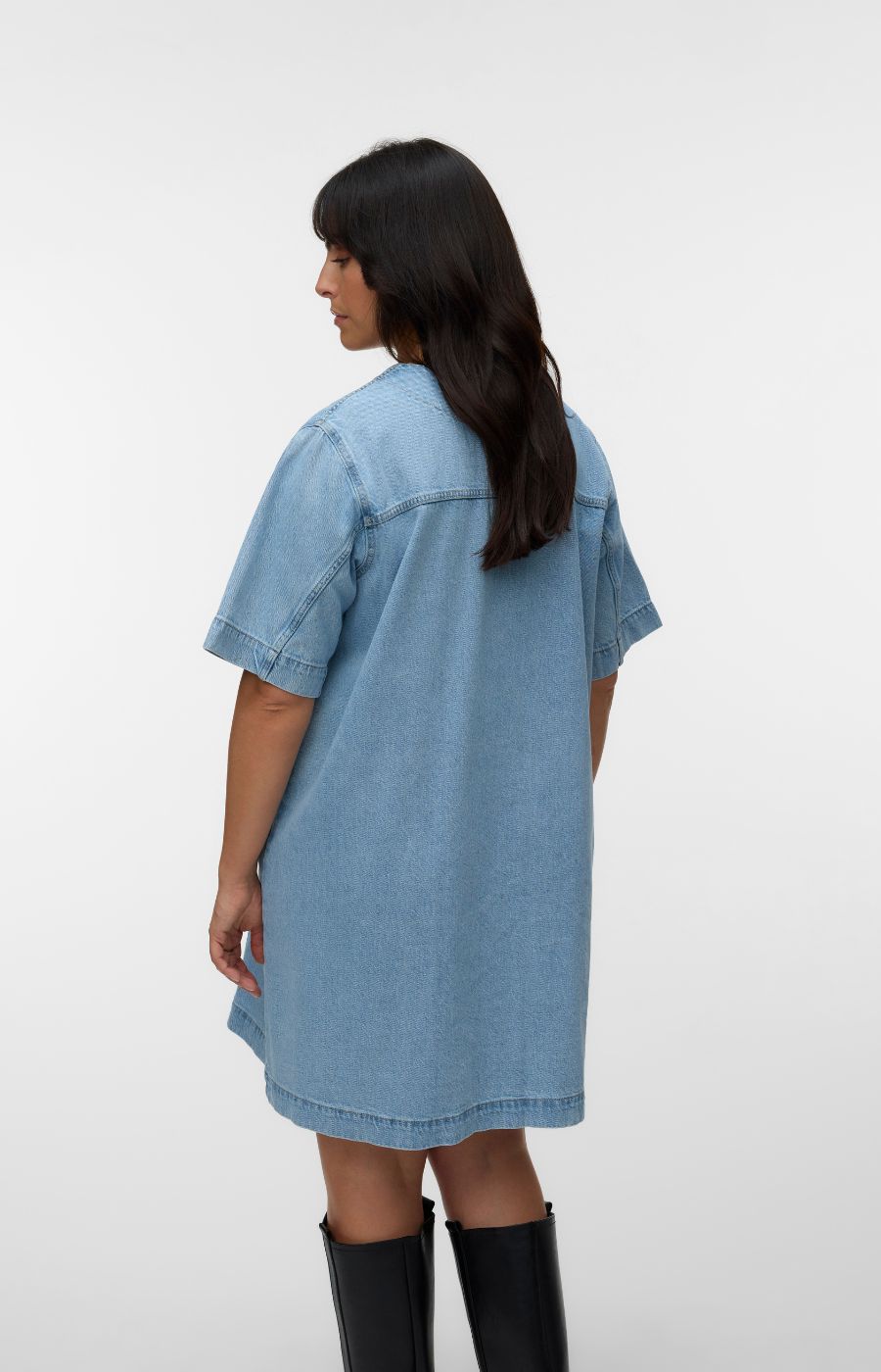 Vero Moda Curve Fonda Denim Dress 