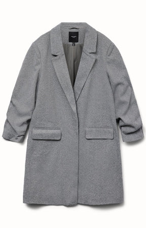 Vero Moda Curve Fryd Blazer in Grey