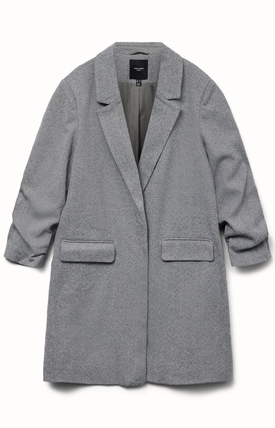 Vero Moda Curve Fryd Blazer in Grey