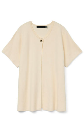 Vero Moda Curve Gold Cardigan in Beige