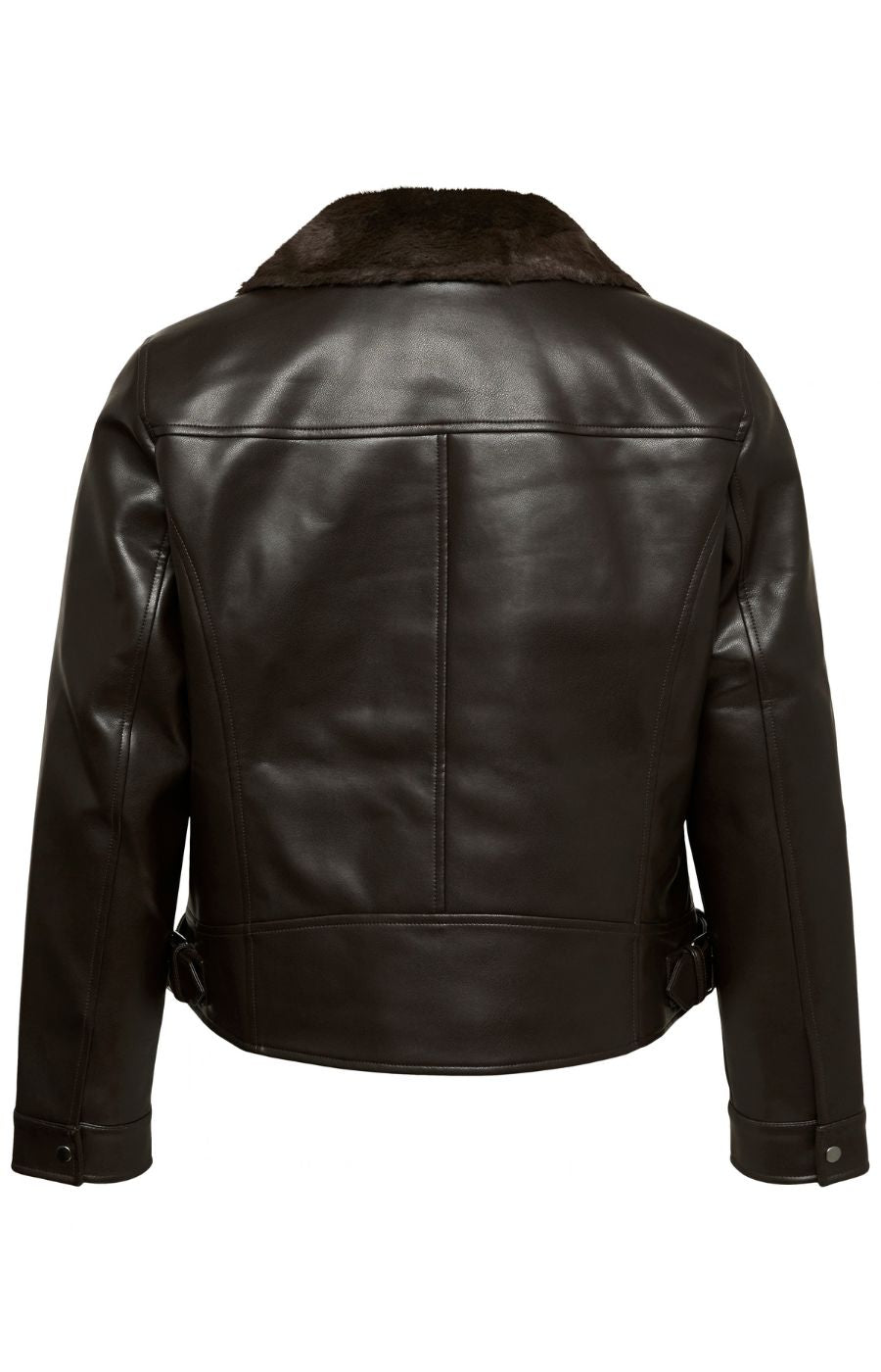 Vero Moda Curve Hailey Jacket in Chocolate 