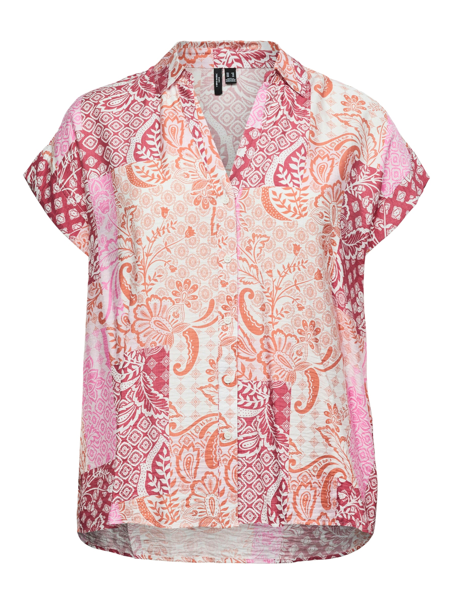 Vero Moda Curve Hilda Top in Print 