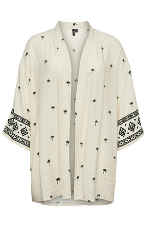 Vero Moda Curve Kai Kimono in Beige  