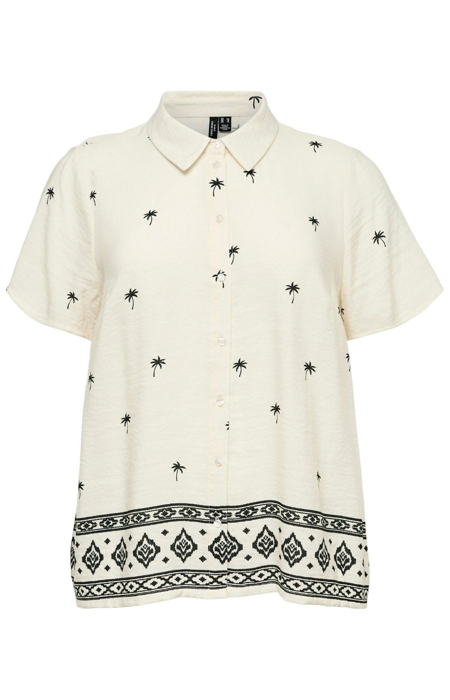 Vero Moda Curve Kai Shirt in Beige 