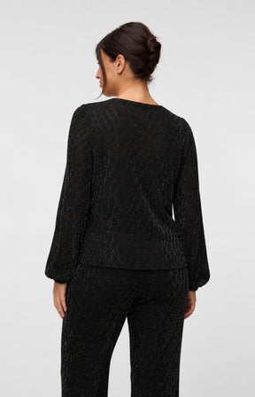Vero Moda Curve Kali Top in Black. This image was created using AI