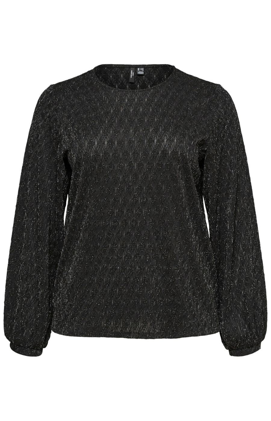 Vero Moda Curve Kali Top in Black