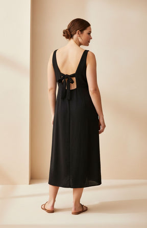Vero Moda Curve Kamaya Dress in Black