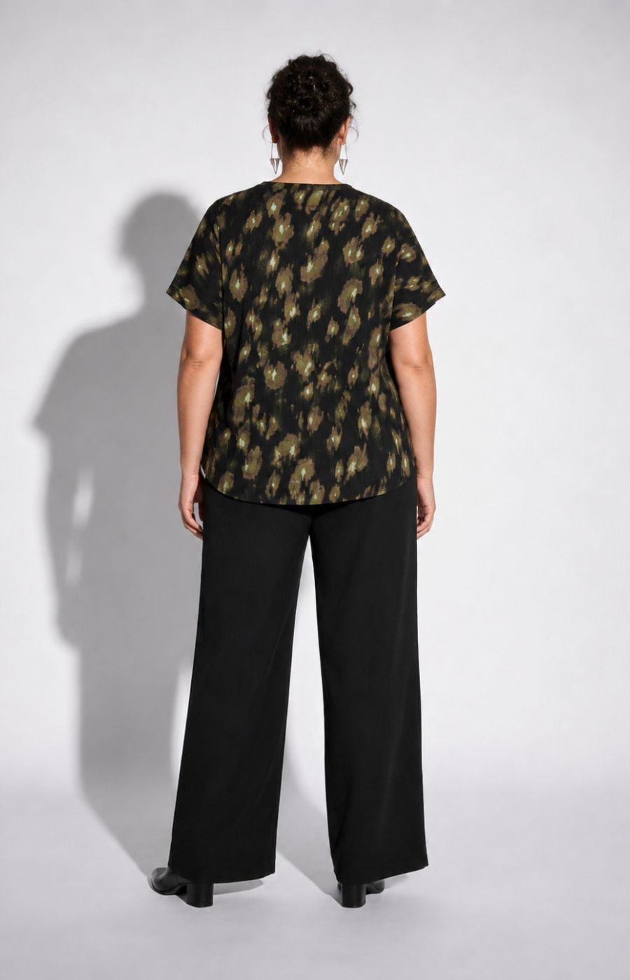 Vero Moda Curve Lanini Blouse in Green 