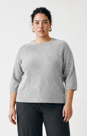 Vero Moda Curve Lefile Knit in Grey 